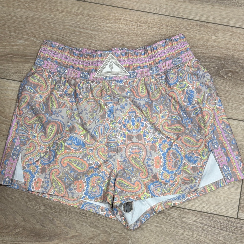 FP Movement by Free People Multicolor Paisley Athletic Shorts